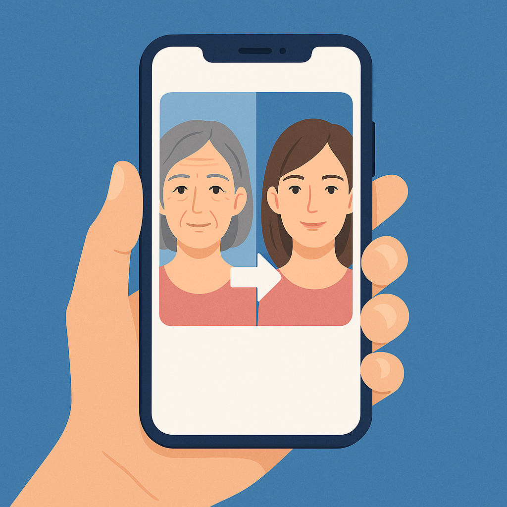 Go Back in Time with This Amazing Facial Rejuvenation App